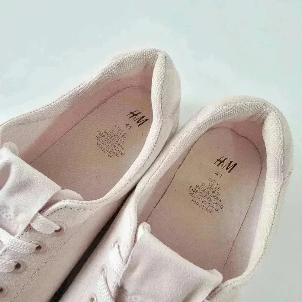H&M Chunky Platform  Rose Pink Sneakes - 9.5 - Picture 9 of 9